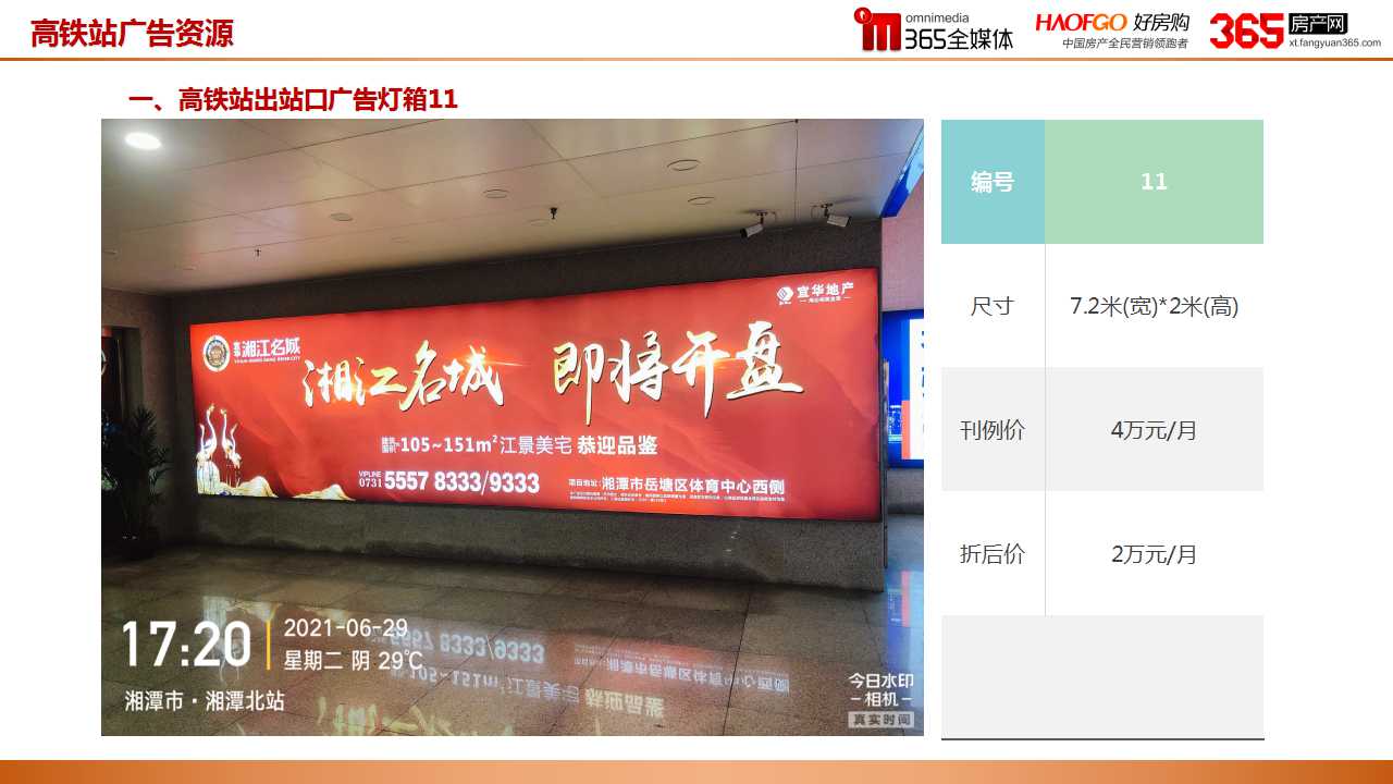 湘潭高铁站广告