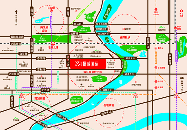 玺宇·悦城国际位置图