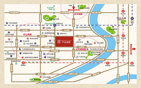 九华产业佳园位置图