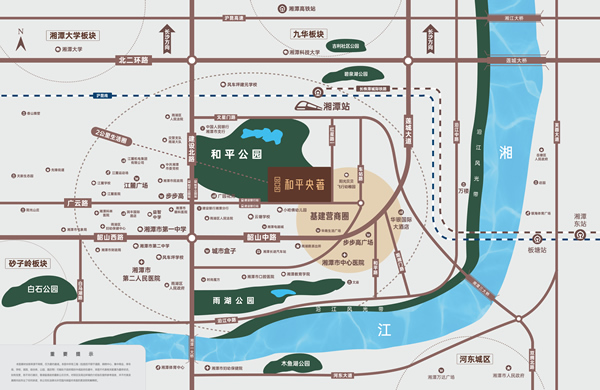 中国铁建·和平央著位置图